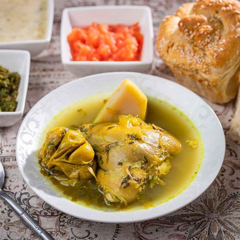 מרק עוף תימני 