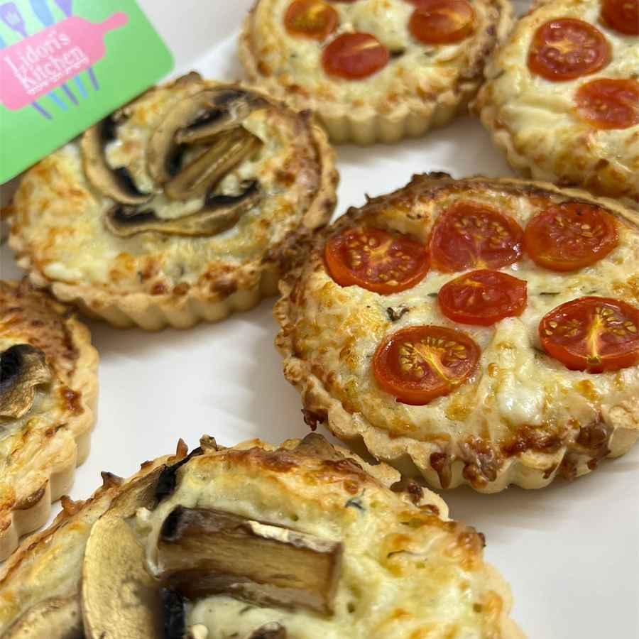 4 יח קיש גבינות אישי בטעמים שונים 