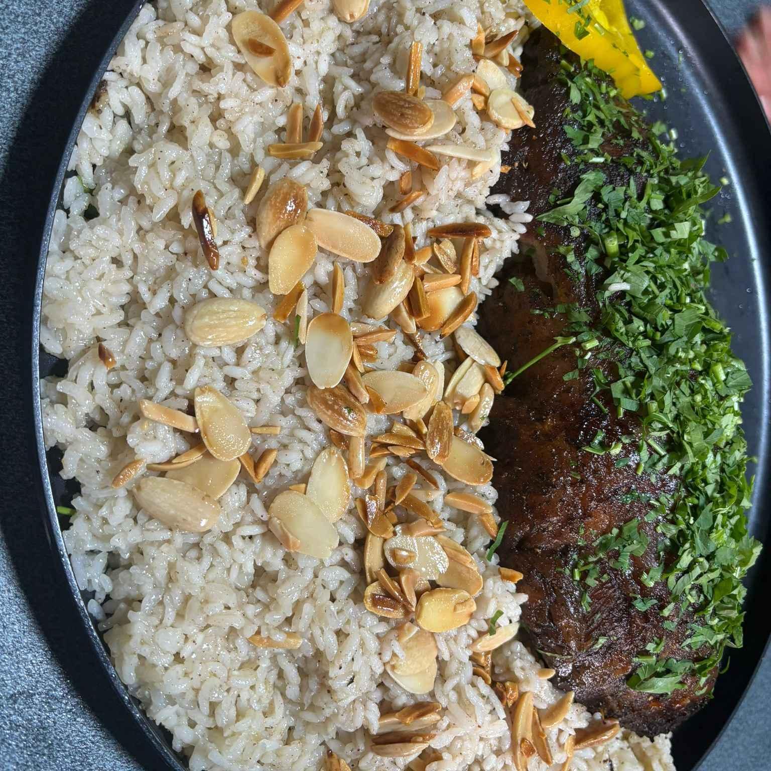 צוואר טלה ממולא אורז 